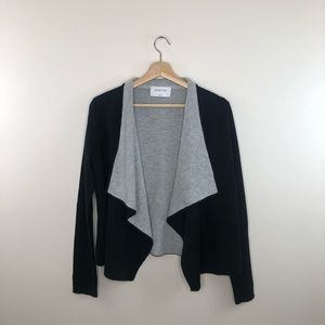 Babaton Black and Gray Cardigan